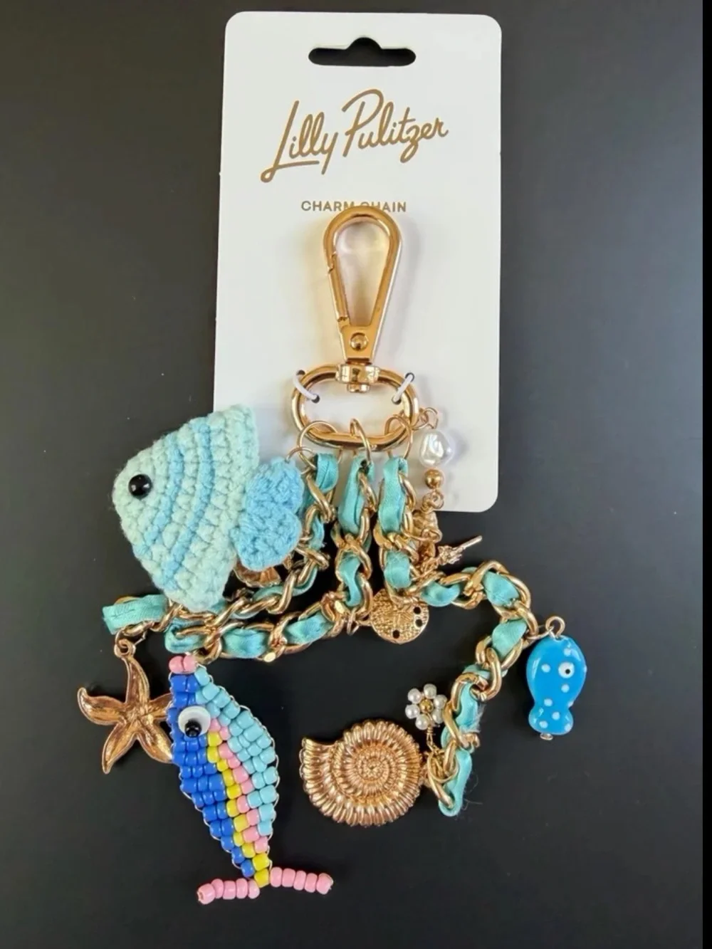 NWT Lilly Pulitzer Sea Life Bag Charm